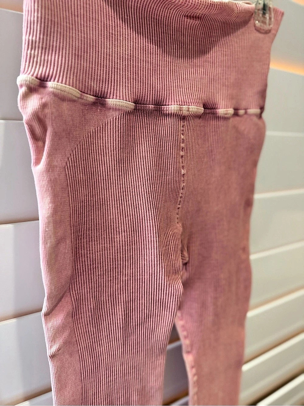 Free People Movement Good Karma Tie-Dye Leggings Pink, size small - Picture 3 of 5
